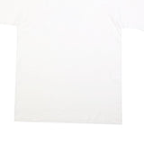 FRUIT OF THE LOOM Womens White Horse Graphic T-Shirt L Short Sleeve Crew Neck