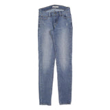 LEVI'S 711 Womens Jeans Blue Slim Skinny Denim Medium W26 L32 Stretch Skinny Fit