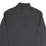 PUMA Mens Black Grey Classic Zip Cotton Blend Jacket L Sweatshirt Trackwear