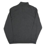 PUMA Mens Black Grey Classic Zip Cotton Blend Jacket L Sweatshirt Trackwear