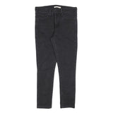 LEVI'S 311 Womens Jeans Black Slim Skinny Denim Medium W30 L28 Zip Closure