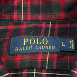 Polo By Ralph Lauren Checked Shirt - Large Red Cotton