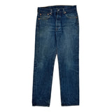 Levis 501 Jeans - 34W 30L Blue Cotton