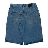Macro Denim Shorts - 34W 11L Blue Denim
