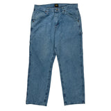 Lee Carpenter Jeans - 33W 30L Blue Cotton Blend