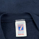 Age 18-20 Logo 7 Notre Dame Sweatshirt - XL Navy Cotton