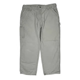 Carhartt Cargo Carpenter Trousers - 40W 30L Beige Cotton