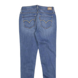 LEVI'S Womens Slim Blue Denim Jeans Cotton Blend Zip W28 L30 Classic Skinny Fit