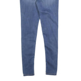 LEVI'S Womens Slim Blue Denim Jeans Cotton Blend Zip W28 L30 Classic Skinny Fit