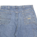 WRANGLER Mens Shorts Blue Denim Casual XL W38 Cotton Blend Workwear