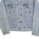LEVI'S Mens Blue Denim Jacket XL Cotton Button Closure Classic Fit Casual