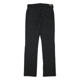 LEVI'S Womens Black Regular Fit Straight Denim Jeans W29 L32 Classic Style