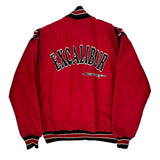 Excalibur Fast Pitch Delong Varsity Jacket - Large Red Polyester