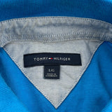 Tommy Hilfiger Polo Shirt - Large Blue Cotton