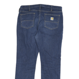 CARHARTT Mens Regular Fit Straight Leg Denim Medium Wash W30 L32 Workwear Jeans