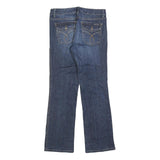 CALVIN KLEIN JEANS Womens Regular Blue Denim Jeans W30 L30 Classic Zip Pockets
