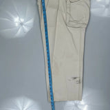 Polo By Ralph Lauren Cargo Trousers - 34W 30L Beige Cotton