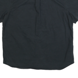 DICKIES Mens Black & Grey Short Sleeve Work Shirt 2XL Cotton Blend Casual