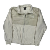 The North Face Fleece Jacket - Large Cream Polyester