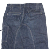 SPF Mens Shorts Blue Cargo Denim L W34 Casual Summerwear