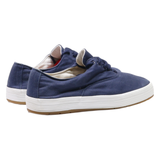 CLARKS Low Top Trainers Blue Canvas Mens UK 7