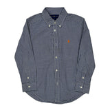 Age 6 Ralph Lauren Checked Shirt - XS Blue Cotton