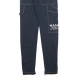 KARL KANI Womens Blue Denim Slim Skinny Cotton Blend Rinse W25 L32 Zip Pocket