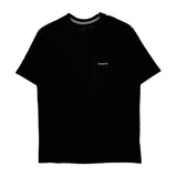 Responsibili-Tee Patagonia Graphic T-Shirt - Medium Black Cotton