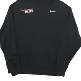 NIKE Mens Black Crossfire Select Pullover Hoodie M Cotton Blend Casual