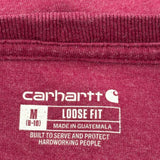 Carhartt T-Shirt - Medium Red Cotton