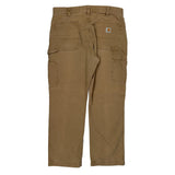 Carhartt Carpenter Pants - 34W 30L Brown Cotton