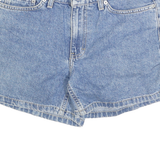 TOMMY HILFIGER Womens Shorts Blue Denim Casual S W28 Summer Everyday