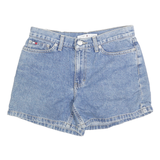 TOMMY HILFIGER Womens Shorts Blue Denim Casual S W28 Summer Everyday