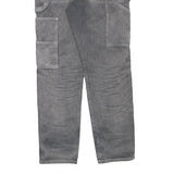 DICKIES Mens Grey Cotton Blend Regular Fit Straight Leg Trousers W32 L30