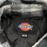 Dickies Checked Overshirt - Medium Black & White Polyester