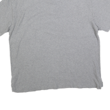CALVIN KLEIN Mens Grey Short Sleeve Plain Polo Shirt L Classic Cotton Blend