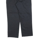 DICKIES Mens Regular Fit Black Cotton Blend Zip Trousers W38 L30 Workwear Pants