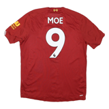 NEW BALANCE Mens Red Liverpool Football T-Shirt M Short Sleeve Round Neck