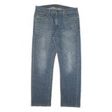 LEVI'S 505 Mens Jeans Blue Regular Straight Denim Medium W38 L32 Classic Fit