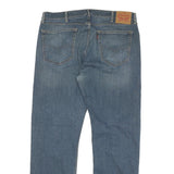 LEVI'S 505 Mens Jeans Blue Regular Straight Denim Medium W38 L32 Classic Fit