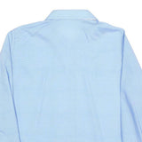 CHARLES DUMONT Womens Blue Printed Shirt Long Sleeve Collared S Light Top