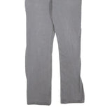 CARHARTT Mens Grey Regular Fit Straight Denim Jeans W33 L34 Workwear Zip Closure