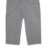 DICKIES Mens Cotton Grey Relaxed Straight Trousers W42 L30 Workwear Casual