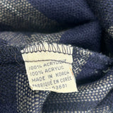 Northwoods Patterned Shirt - XL Blue Acrylic