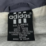 Adidas Jacket - Large Black Polyester