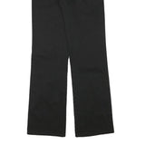 DICKIES Womens Black Cotton Blend Regular Fit Straight Leg Trousers W28 L31