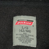 Dickies Hoodie - Large Black Cotton Blend