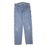 DICKIES Mens Jeans Blue Regular Straight Denim Medium W32 L32 Workwear Zip