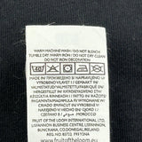 Fruit Of The Loom T-Shirt - Medium Black Cotton