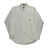 Chaps Ralph Lauren Shirt - Large White Cotton